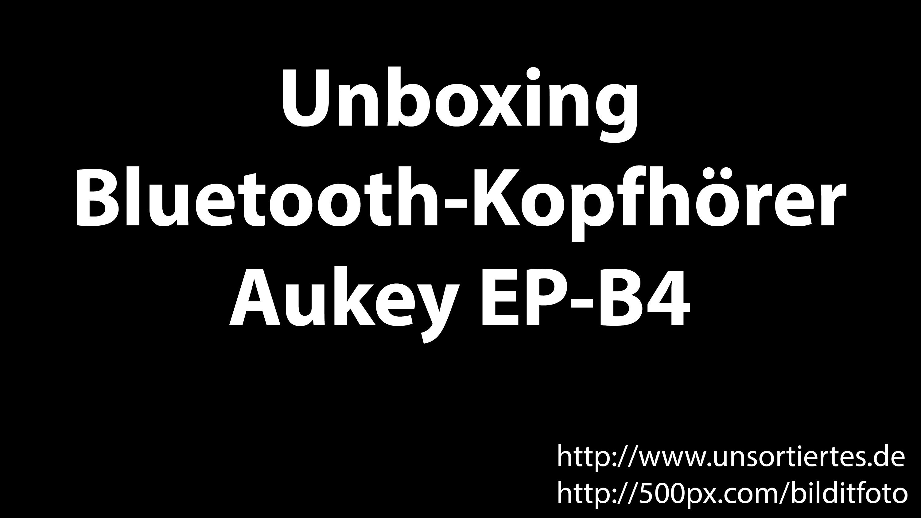 unboxing aukey ep-b4
